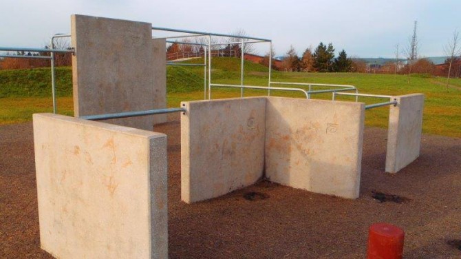 New Parkour Park in Taunton, Somerset
