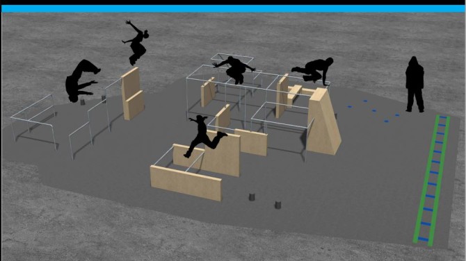 New Parkour Park for Bexley, London